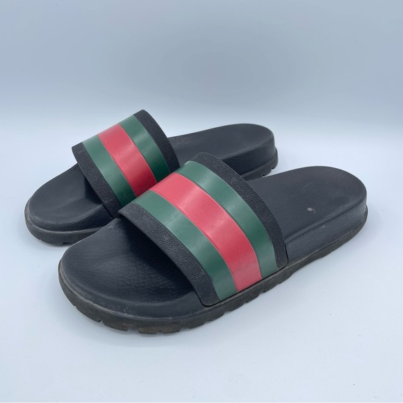 Gucci Unisex Signature Stripe Slide 6 - Picture 3 of 16